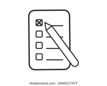 Illustration a vector icon depicting documents, suitable for web and mobile applications, isolated for use in graphic and design.