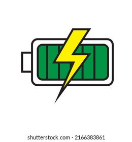 illustration vector icon full charge