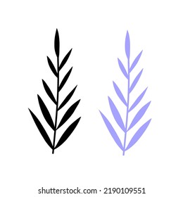 Illustration vector icon of nature plants 