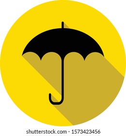 illustration vector icon of umbrella easy to use and edit