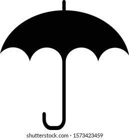 illustration vector icon of umbrella easy to use and edit