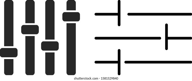 illustration vector icon of volume buttons