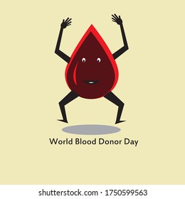 icono del vector de ilustración del día mundial del donante