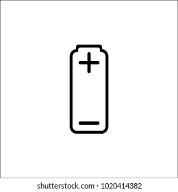 Illustration des Vektorsymbole-Pakets. Batterieladung
