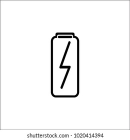 ilustración del paquete de iconos vectoriales. carga de batería