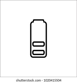 illustration of vector icons pack. battery charge