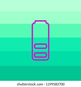 illustration of vector icons pack. battery charge