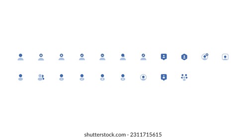 illustration vector icons sets users