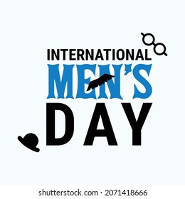 Illustration vector international men's day