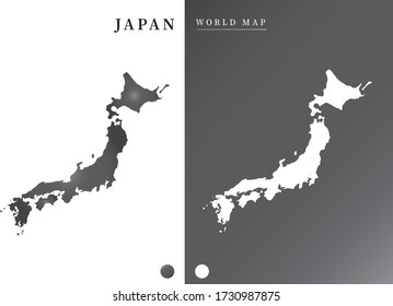 日本地図 背景黒」のイラスト素材、画像、ベクター画像  Shutterstock