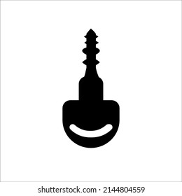 Illustration vector of key icon . Perfect for security icon.