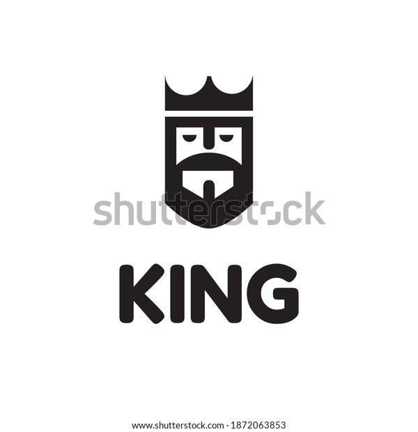 Illustration Vector Kings Head Crown Perfect Stock Vector (Royalty Free