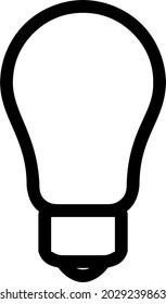 Vector de ilustración del icono de lámpara con estilo de línea. Icono perfecto para la aplicación, icono de ayuda, etc.
