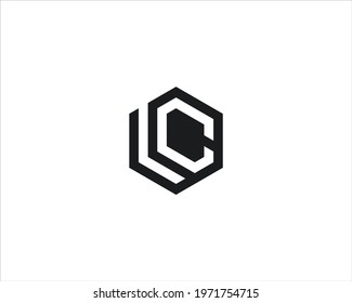 Illustration vector  of letter lc logo