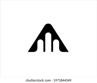 illustration vector of letter a  logo 