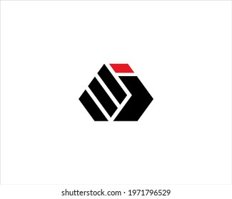 illustration vector of letter mj logo