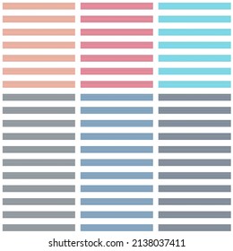 Illustration vector Lines with colors and fabric design spring summer style