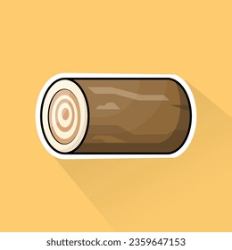 Illustration Vector of Log in Flat Design