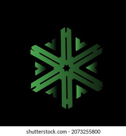 Ilustración logotipo vectorial línea abstracta elegante para marca ,símbolo,icono
