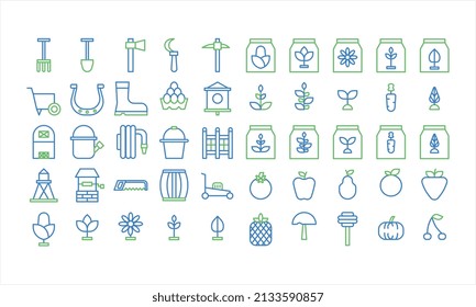 illustration vector and logo agriculture multicolor style. icon on white background. Icon sign from modern collection for mobile concept and web apps design. Nice design perfect.
