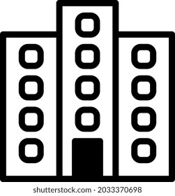 illustration vector and logo Building dualtone style. icon on white background. Icon sign from modern collection for mobile concept and web apps design. Nice design perfect.
