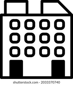 illustration vector and logo Building dualtone style. icon on white background. Icon sign from modern collection for mobile concept and web apps design. Nice design perfect.