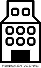 illustration vector and logo Building dualtone style. icon on white background. Icon sign from modern collection for mobile concept and web apps design. Nice design perfect.