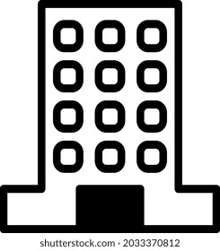 illustration vector and logo Building dualtone style. icon on white background. Icon sign from modern collection for mobile concept and web apps design. Nice design perfect.