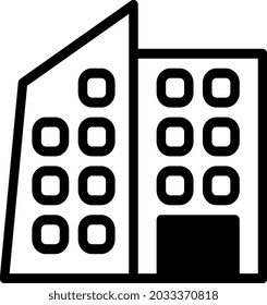 illustration vector and logo Building dualtone style. icon on white background. Icon sign from modern collection for mobile concept and web apps design. Nice design perfect.