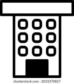 illustration vector and logo Building dualtone style. icon on white background. Icon sign from modern collection for mobile concept and web apps design. Nice design perfect.