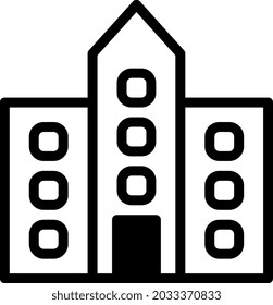 illustration vector and logo Building dualtone style. icon on white background. Icon sign from modern collection for mobile concept and web apps design. Nice design perfect.