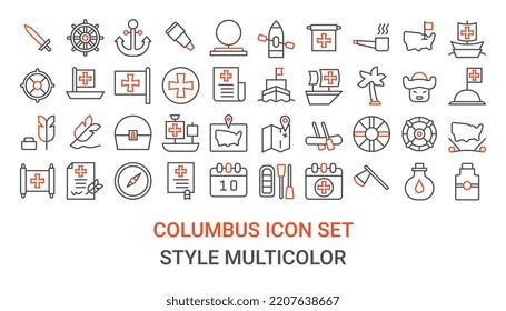 illustration vector and logo columbus weapon icon perfect. Icon sign from modern collection for mobile concept and web apps design. Nice design perfect.