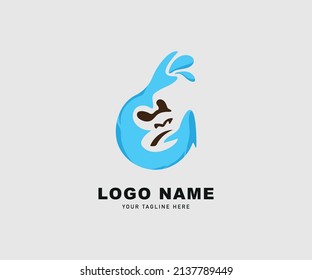 Illustration Vector Logo Design, Fish Monkey, Suitable for Gaming, Business and Cryptocurrency