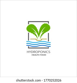 Illustration vector logo of Foral Hydroponics Frame fit for logo company, comunity ,etc.