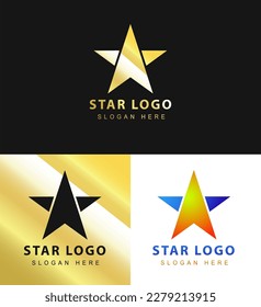 gráfico del logotipo vectorial de la estrella, vector del logotipo de la estrella, png de la estrella