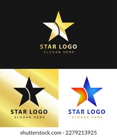 illustration vector logo graphic of  star, star logo vector, star png