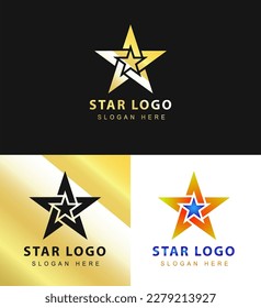 gráfico del logotipo vectorial de la estrella, vector del logotipo de la estrella, png de la estrella
