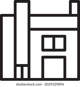 illustration vector and logo house outlines style. icon on white background. Icon sign from modern collection for mobile concept and web apps design. Nice design perfect.