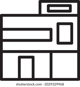 illustration vector and logo house outlines style. icon on white background. Icon sign from modern collection for mobile concept and web apps design. Nice design perfect.