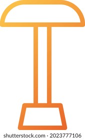 illustration vector and logo lamp flat line style. icon on white background. Icon sign from modern collection for mobile concept and web apps design. Nice design perfect.