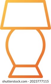Vektorgrafik und Logo-Lampe flachen Stil. Symbol auf weißem Hintergrund. Symbol aus der modernen Kollektion für mobiles Konzept und Web-Apps Design. Schönes Design perfekt.