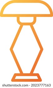 illustration vector and logo lamp flat line style. icon on white background. Icon sign from modern collection for mobile concept and web apps design. Nice design perfect.