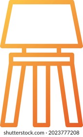 illustration vector and logo lamp flat line style. icon on white background. Icon sign from modern collection for mobile concept and web apps design. Nice design perfect.