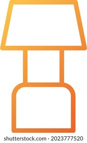 illustration vector and logo lamp flat line style. icon on white background. Icon sign from modern collection for mobile concept and web apps design. Nice design perfect.