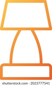 Vektorgrafik und Logo-Lampe flachen Stil. Symbol auf weißem Hintergrund. Symbol aus der modernen Kollektion für mobiles Konzept und Web-Apps Design. Schönes Design perfekt.