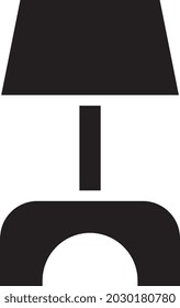 illustration vector and logo lamp solid style. icon on white background. Icon sign from modern collection for mobile concept and web apps design. Nice design perfect.