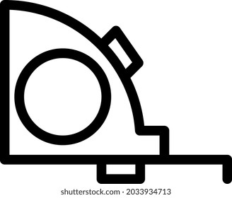 illustration vector and logo measuring tape outlines style. icon on white background. Icon sign from modern collection for mobile concept and web apps design. Nice design perfect.