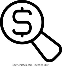 Vektorgrafik und Logo-Geld umreißt Stil. Symbol auf weißem Hintergrund. Symbol aus der modernen Kollektion für mobiles Konzept und Web-Apps Design. Schönes Design perfekt.