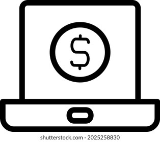 ilustración vectorial y logo money contornos estilo. en el fondo blanco. Signo de iconos de la colección moderna para el concepto móvil y el diseño de aplicaciones web. El diseño es perfecto.
