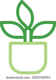 illustration vector and logo plant multicolor style. icon on white background. Icon sign from modern collection for mobile concept and web apps design. Nice design perfect.